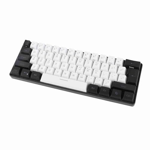 Clavier de jeu rétroéclairé RVB compact 60% blanc noir Irfora - 3