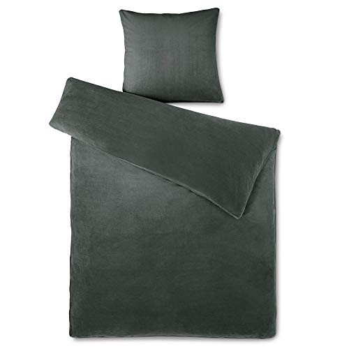 aqua-textil Feelwell Bettwäsche 135 x 200 cm 2teilig Coral Fleece...