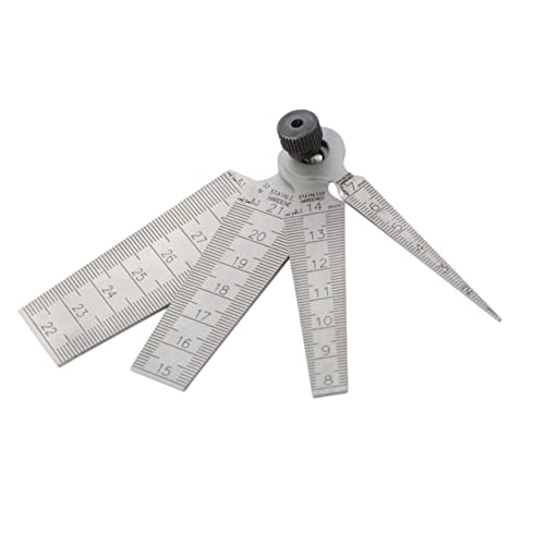 Juego de 8 Calibradores de Acero Inoxidable 7x3.5 cm miniatura 6