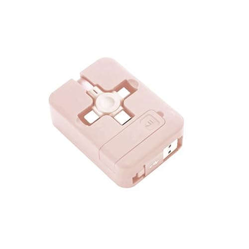Multi USB Kabel, USB A auf iP/Micro USB/Typ C Mehrwege Universal Ladekabel für Phone Laptop Tablet Samsung Huawei,(versenkbar mit Handyhalterung) Rosa Cover
