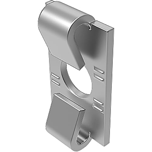 Fath Schraubenverbinder I Item System mit Linsenkopfschraube zur Verbindung von 2 Aluprofilen Nut 8, Stahl verzinkt - 10 Stück