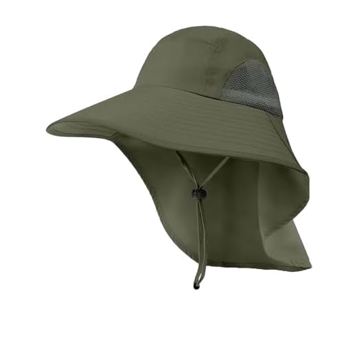 Gorra con Protector Cuello-Nuca UPF 50+,Básico Liso Sombrero de Sol de ala Ancha Unisex Resistente al Agua, Gorras y Sombreros Protección UV, Sombrero de Pesca Y Trekking
