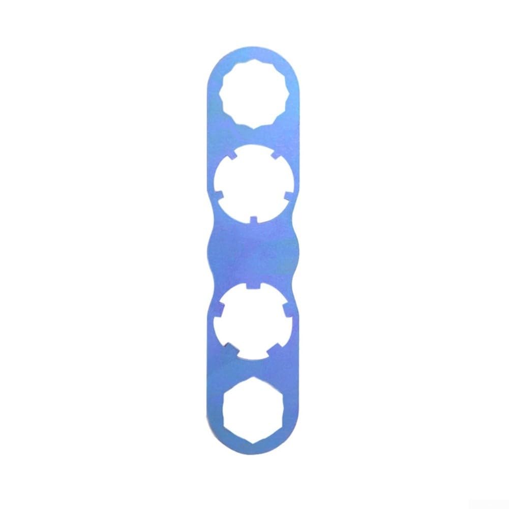 Bicycle Pedal Wrench For LOOK For KEO Full Series, 14Cm Alloy Repair Tool With CNC-Machined Precision Fit, For KEO Classic/Max/Blade Pedals (Purple blue)