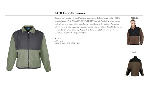 AFC Men's Frontiersman 7450 Panda Fleece Jacket Performance Coat2