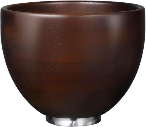 ULTICOR Premium Walnut Wood Mixing Bowl Compatible with KitchenAid 4.5