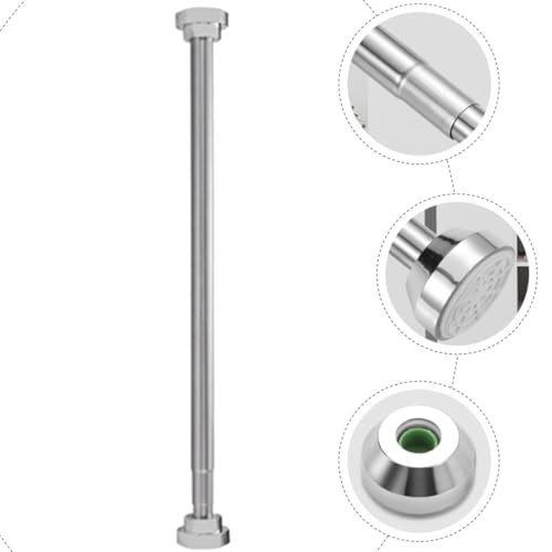 Barra telescópica para secar ropa de acero inoxidable extensible 4