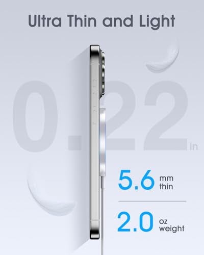 WRVVR for Apple Mag-Safe Charger 2 Pack, Magnetic Wireless Charger for iPhone 17/17 Pro/17 Pro Max/Air/16 15 14 13 12 Pro Max Plus mini, Charging Pad for Airpods Pro 3 2,Strong Magnet, Silver