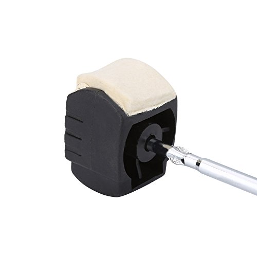 Maza para pedal de bombo acero inoxidable y fieltro miniatura 5