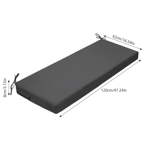 Coussin de banc imperméable et antidérapant, matelas doux de rechange jardin
