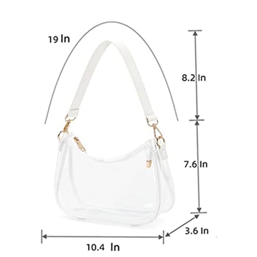 Image of CYHTWSDJ Shoulder Bags for Women, Cute Hobo Tote Handbag Mini Clutch Purse with Zipper Closure
