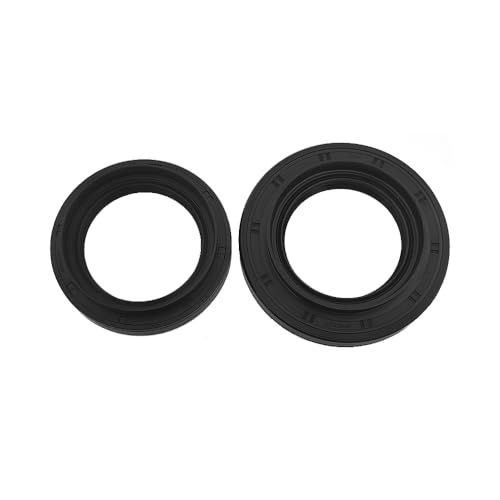 Lskioer Left + Right Front Drive Axle Shaft Oil Seal for Lexus LX570 Toyota 4Runner Tundra, Replaces 90311-47013, 90311-47027