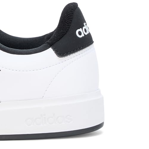adidas Men's Grand Court 2.0, White/White/Black, 84