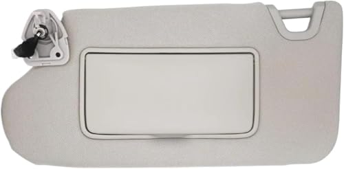 Pare-soleil de voiture gris pour Nissan Altima 2013-2018 avec miroir lumineux gauche