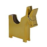 Creativo in legno a forma di cavallo Clip Storage Box Metallico Texture Holder Note Business Card Organizer Carino Desktop Decor per