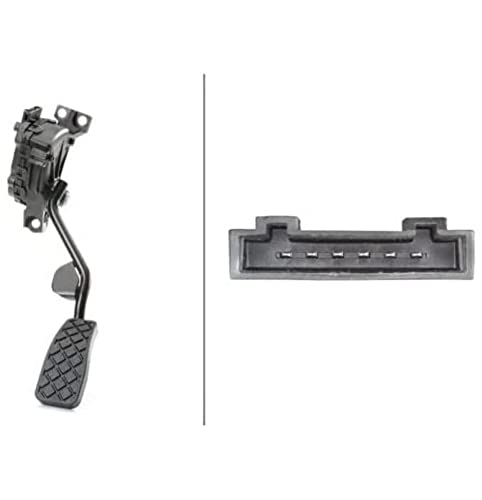 HELLA 6PV 008 026-701 Sensor, accelerator pedal position - for right-hand drive vehicles - 6-pin connector - Automatic Transmission