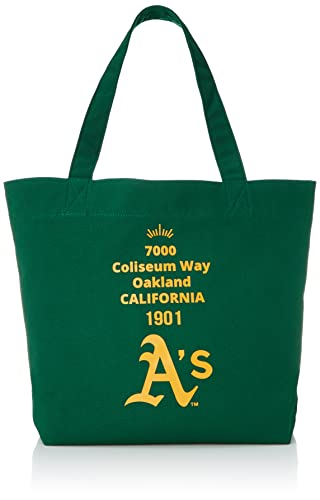 Major League Baseball Canvas Tote Bag, Canvas Tote 03, Deep Green