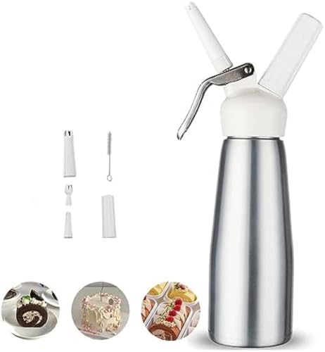 SLLS エスプーマ機L アルミ合金本体 CO?炭酸水メーカー クリームガン兼用 家庭・業務用 附属品付き 携帯式 ブラック