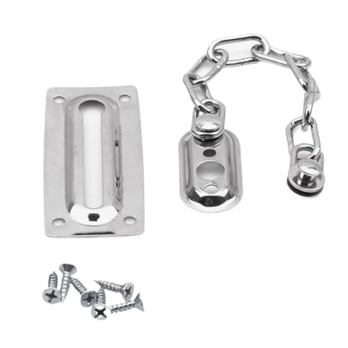 Catena Della Porta Catena di sicurezza for porta in acciaio inox, serratura for ufficio, chiusura scorrevole in, argento