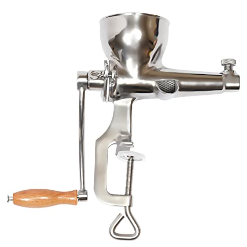 KIOPOWQ Manuelle Entsafter Gemüse Fruchtsaft-Extraktor aus Edelstahl Handbetrieben zum Auspressen von Obst Gemüse Weizengras Cover