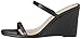 The Drop Women's Sophia Two Strap Wedge,Black, 8