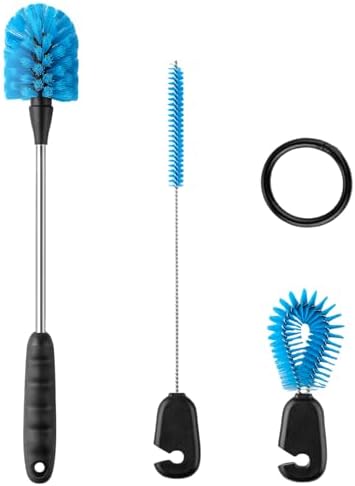 RAYMYLO Bottle Brush Cleaner with Straw Brush, 3-in-1 Long Handle...