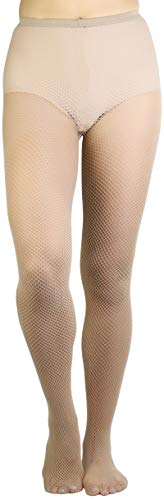Image of ToBeInStyle Women's Sexy Vibrant Fine Classic Fishnet Full Footed Pantyhose
