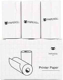 Paperang Thermal Paper for Mini Printer, Paper Roll 57MM x 30MM, Portable Wireless Bluetooth Photo Printer Paper in White (3Rolls)