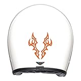 autocollant tribal casque moto S'enlève sans laisser de résidus.