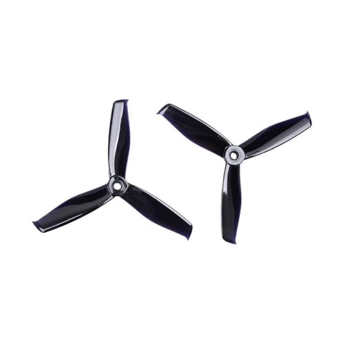 Hélice 3 pales 5055S pour drone FPV racing et multirotor RC, lot de 4 paires noires
