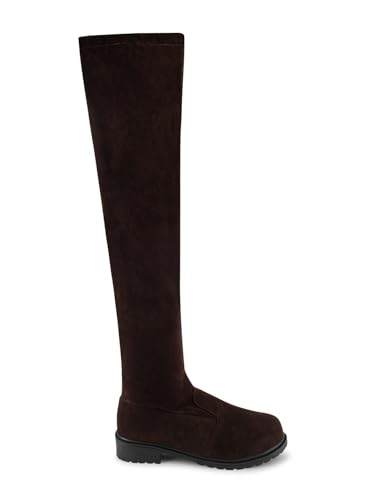 Image of JM LOOKS women Fashion Solid Heels Long Boots Over Knee High Boots Pull On Heels Stylish For Womens & Girls