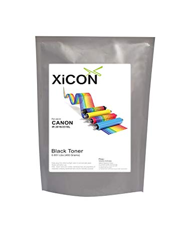 Image of Xicon Black Toner Powder for use in Canon IR 2016 / 2318L - 400g (Pack of 4)