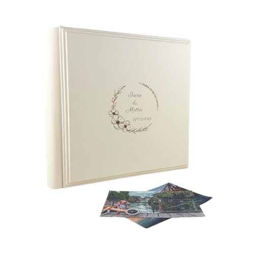 Album fotografico - Elios Soft - produzione artigianale in similpelle, personalizzabile con incisione. Ideale per Matrimonio, Anniversario, tutti gli eventi (Crema)