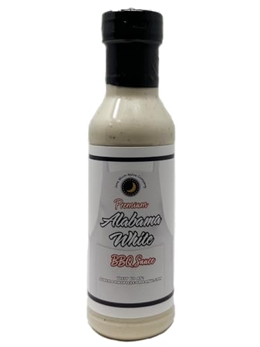 Premium | Alabama White BBQ Sauce | Low Saturated Fat | Crafted in Small Batches | 12 Fluid Ounce Flavor Lock Bottle | Classic Alabama White BBQ Sauce â€“ Creamy & Tangy Flavor for Perfect BBQ!