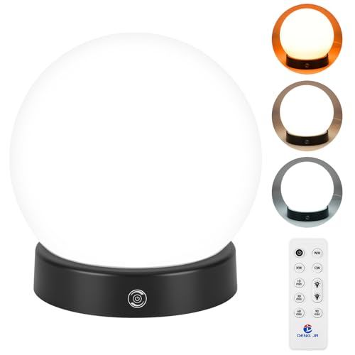 Deng Jr Sad Lamp, 10,000 Lux Sad Light Therapy Lamp with 360° Effective Field, UV-Free Sun Light with Remote Control, Adjustable Colors/Brightness and Timer, for Home/Office