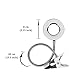 Clip on Lamp Pinkiou Desk Lamp with Clamp for Night Reading Nail Art Makeup Salon LED USB Book Light Clip Clamp Lamp 360°Flexible Gooseneck Bed Lamp 3 Color Models