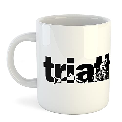 K KRUSKIS - Tasse 325 ml Vélo Word Triathlete Cover