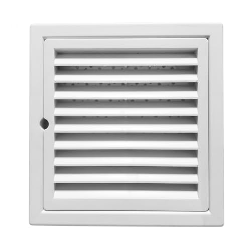 Image of 6 Inch Vent Cover /Ventilation Vent Cover /Chimney Pipe outer Vent Cover /Used for Anti Cockroach, Lizards, Insects, 150 mm Exhaust Fan Cap Chimney Pipe Cowl (ABS WHITE, 6 INCH)