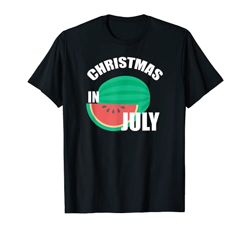 Christmas in July - Summer Watermelon Holiday Office Party Camiseta