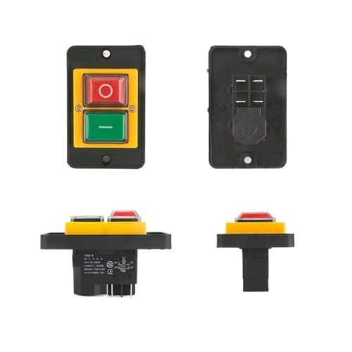 Interrupteur électromagnétique 110V 220V bouton démarrage grand panneau étanche machine-outil