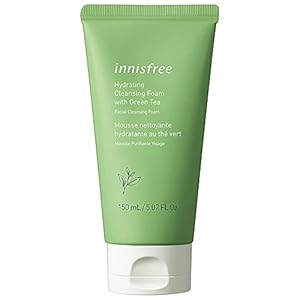innisfree Green Tea Hydrating Cleansing Foam Creamy Face Cleanser