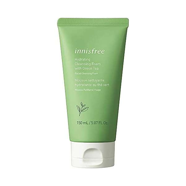 innisfree Green Tea Hydrating Cleansing Foam Creamy Face Cleanser