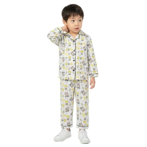 Image of CLAP Kids Cotton Printed Full Sleeves Night Suit