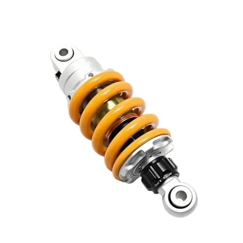 Amortisseur arrière moto 205mm à pression d'huile réglable avec ressort noir robuste