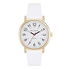 White Strap, Gold Case, White Dial