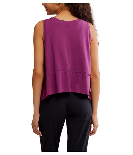 Free People Women's Tempo Tank, Deep Mulberry2