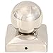 vidaXL Post Caps 6 pcs Globe Final Stainless Steel 2.80x2.80