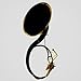 HAHAPA Bb Sousaphone Tuba, 22 inches, Black Brass, with Mouthpiece and Carry Bag