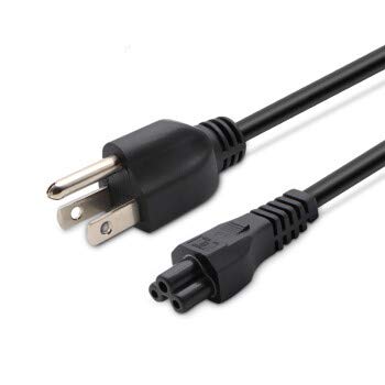 Long ５ Ft 3 Prong AC Laptop Power Cord Cable for Dell IBM Hp Compaq Asus Sony Toshiba Lenovo Acer Gateway Notebook Computer Charger Spare: IEC-60320 IEC320 C5 to NEMA 5-15P