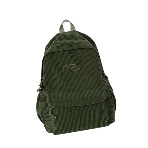 Sac à dos adolescentes vert avec organiseur d'ordinateur portable