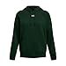 Under Armour Womens Rival Fleece Hoodie, (301) Forest Green / / White, Small